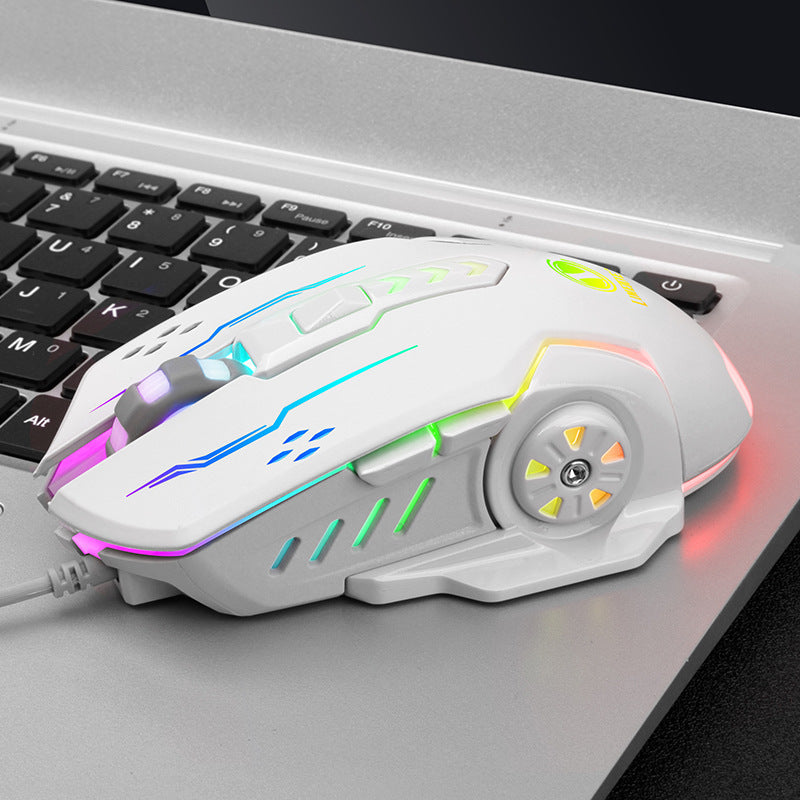 Hochpräzise RGB kabelgebundene Gaming-Maus für Herren mit anpassbaren Funktionen Brehn
