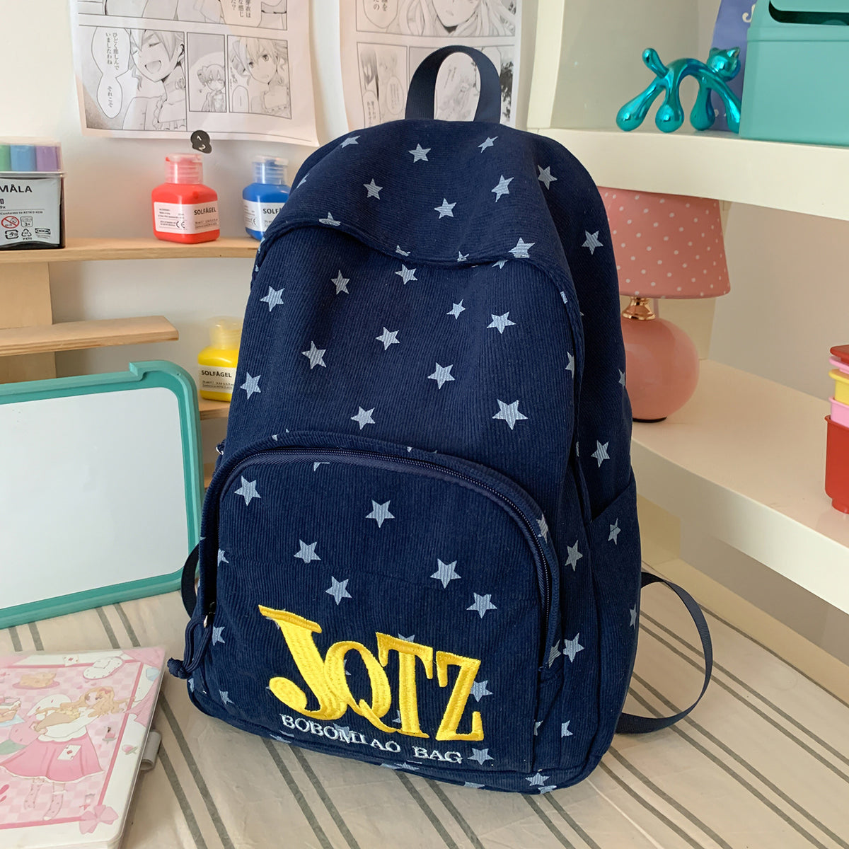 Stylische Sternenbedruckte Rucksack Brehn