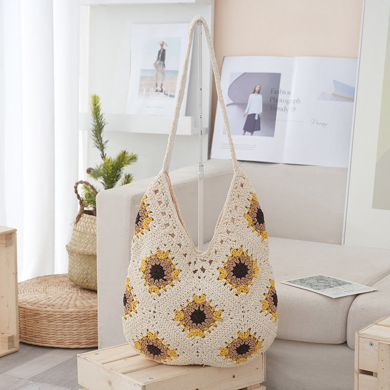 Handgefertigte Häkel-Shopper Tasche Brehn