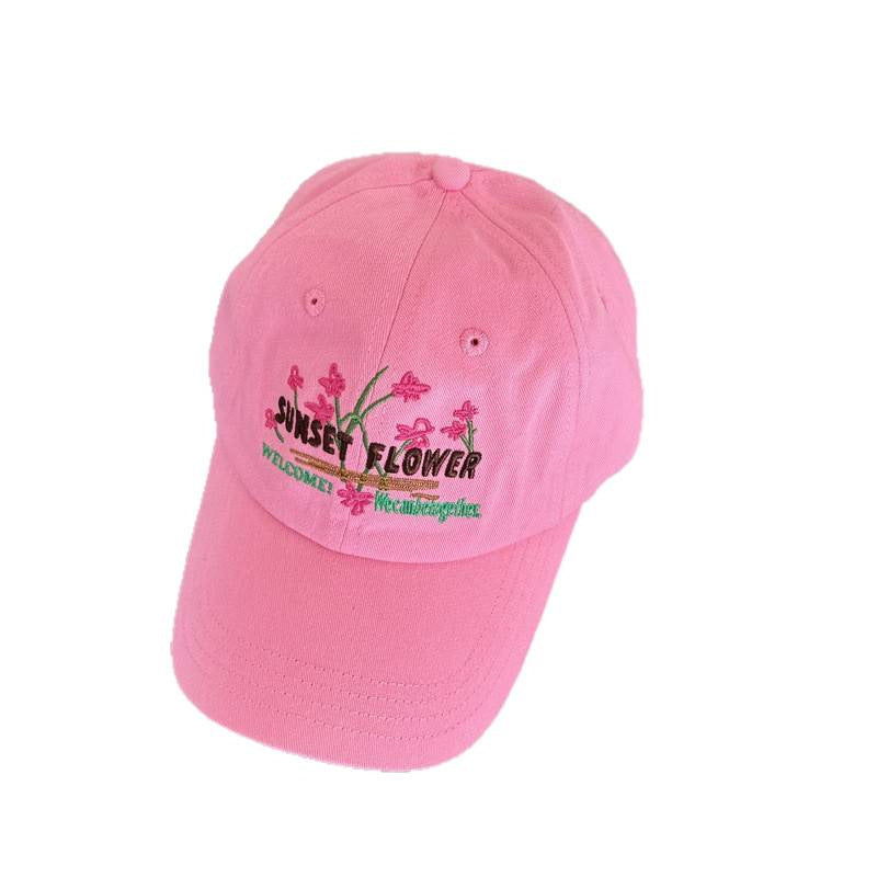 Frauen Bestickte Blumen Baseballmütze Brehn