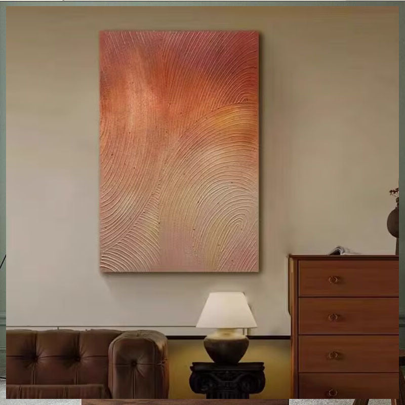 Minimalistische Texturierte Abstrakte Wandkunst