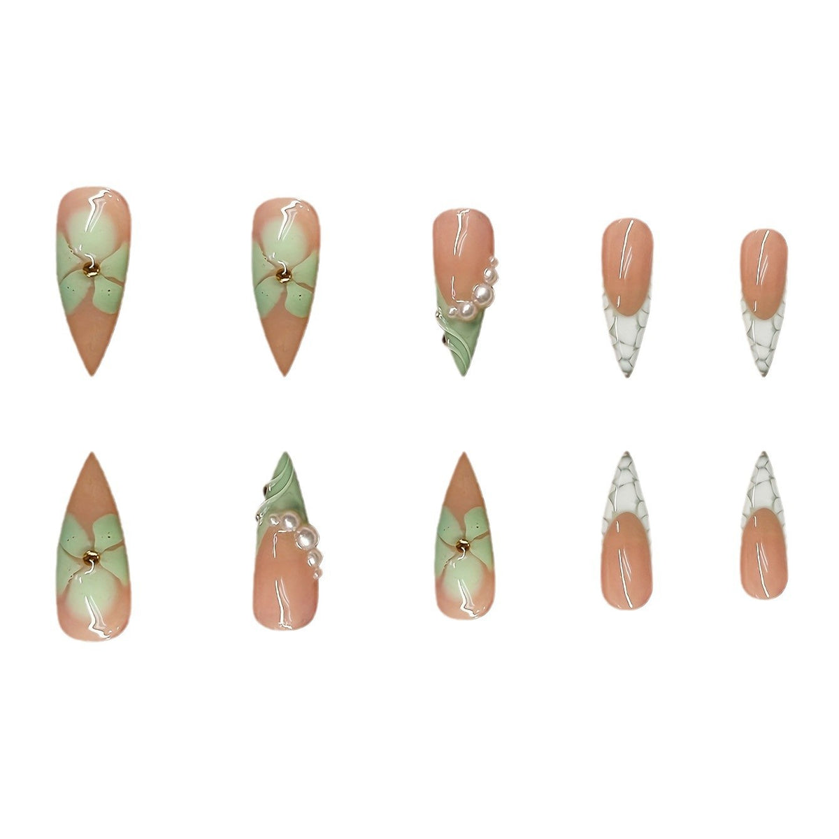 Elegantes Stiletto-Nageldesign Brehn