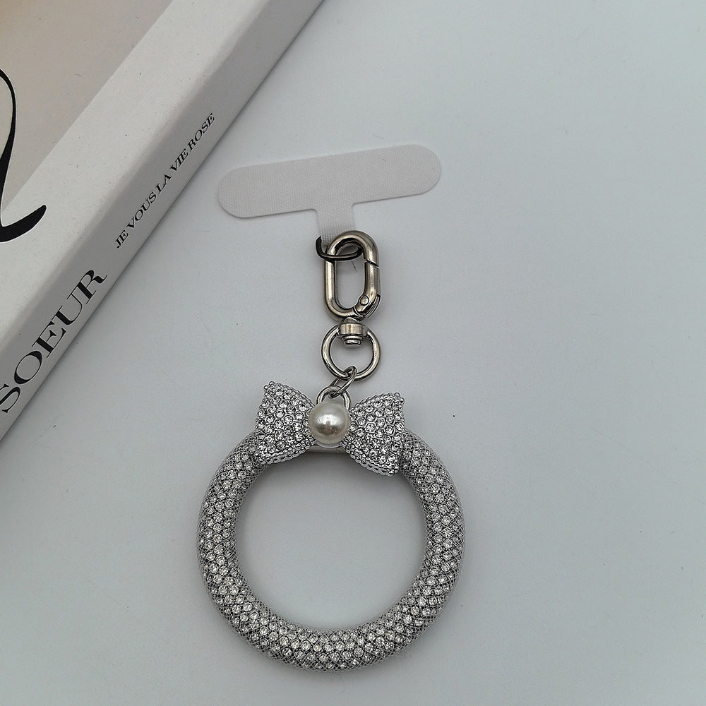 Eleganter Strass Schleife Schlüsselanhänger Brehn