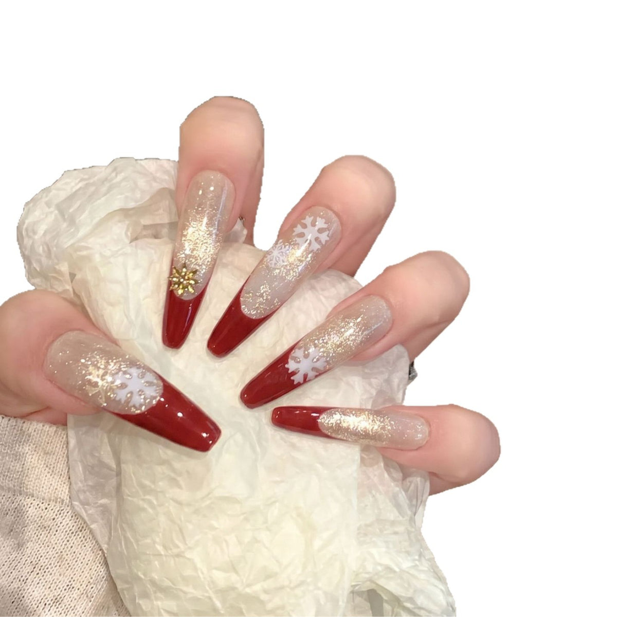 Luxuriöses Stiletto Nagel Kunst Set Brehn