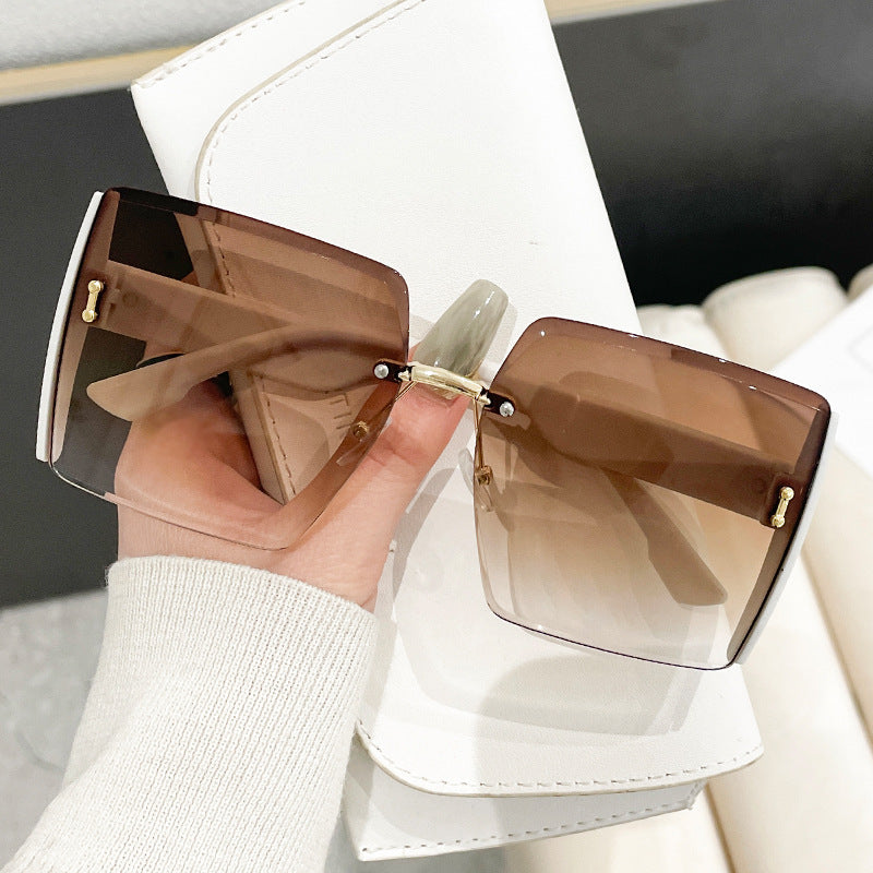 Damen oversized geometrische Sonnenbrille Brehn