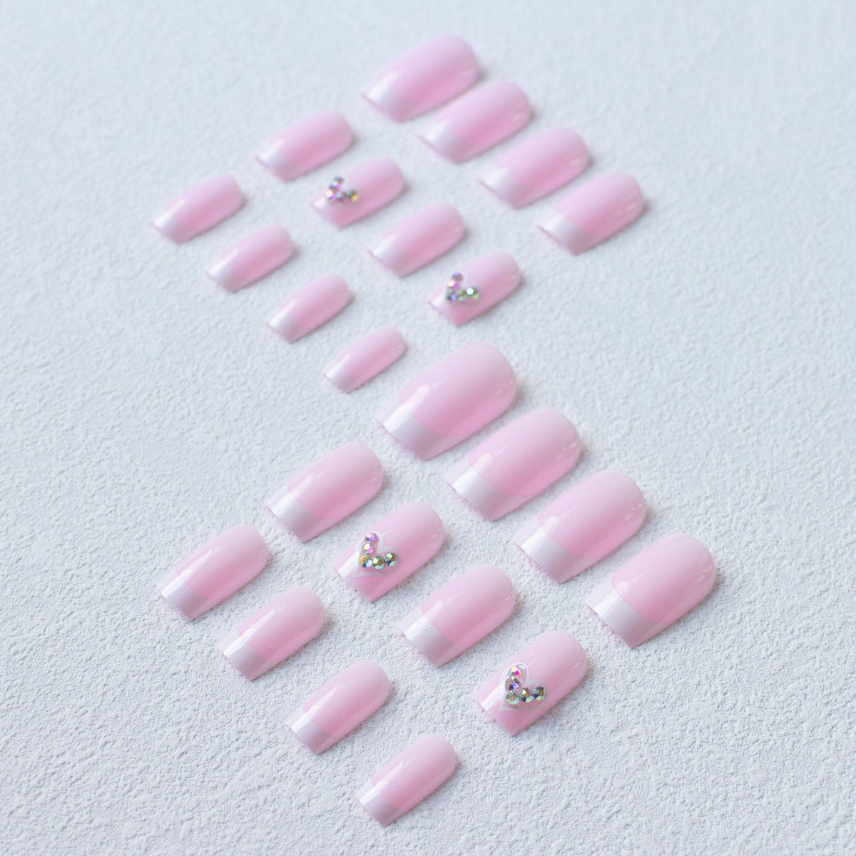 Elegantes Französisch-Spitzen-Acryl-Nagelkunst-Set 1790958233
