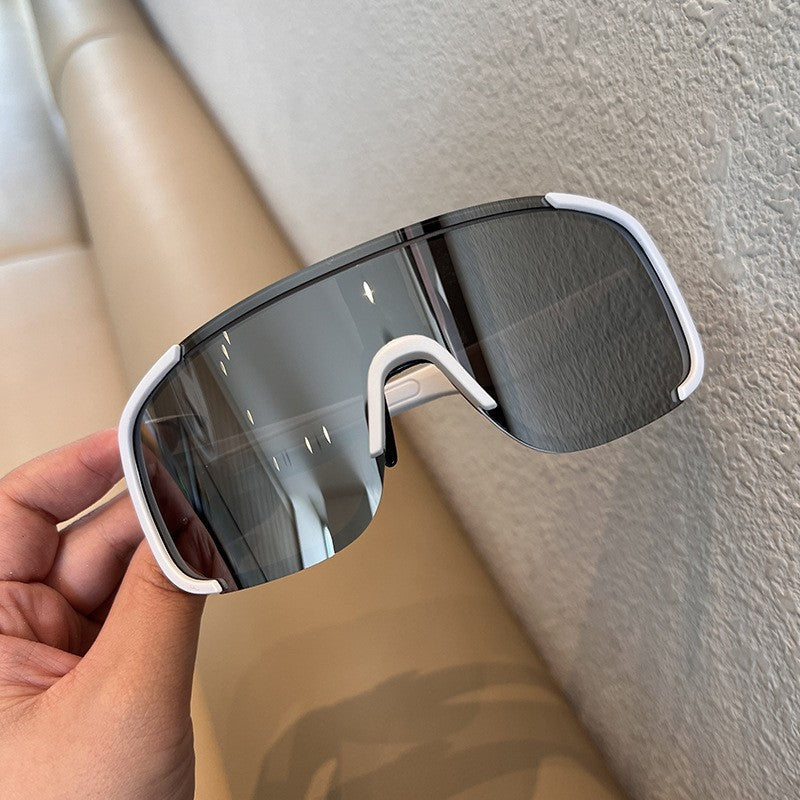 Herren Aerodynamischer Shield Sonnenbrille Brehn