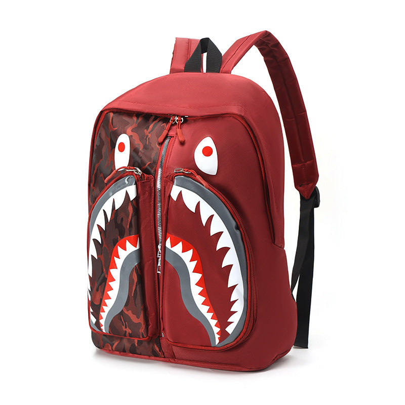 Haifisch-Themen Cartoon Rucksack