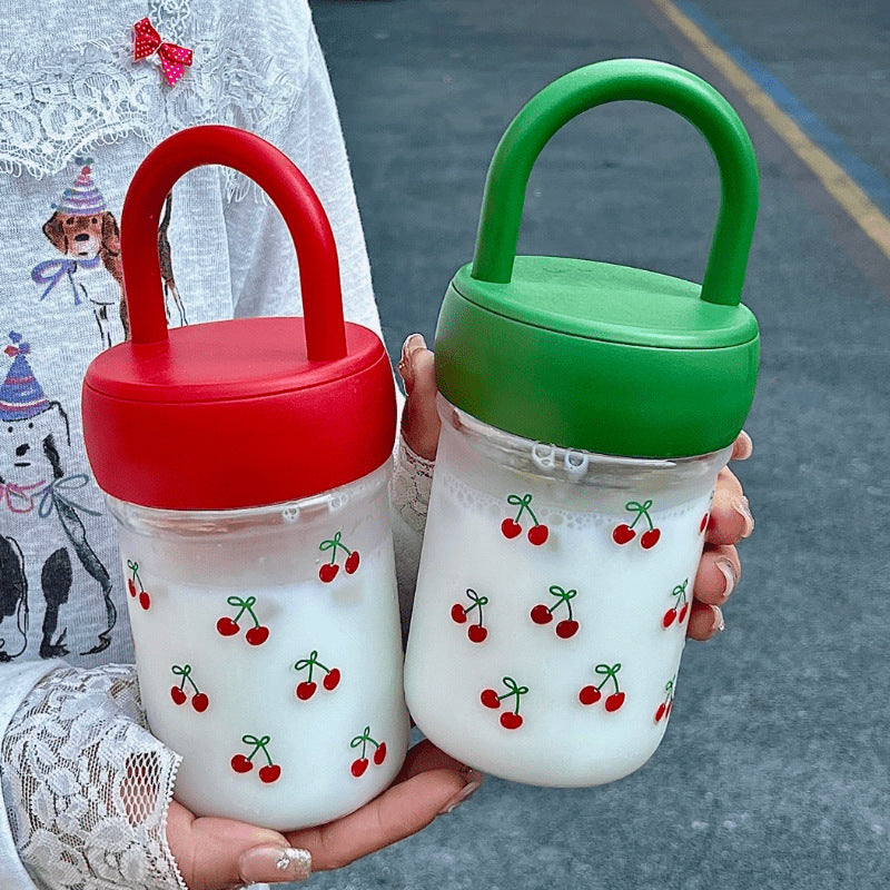 Damen umweltfreundliche Trinkflasche mit praktischem Tragegriff Brehn