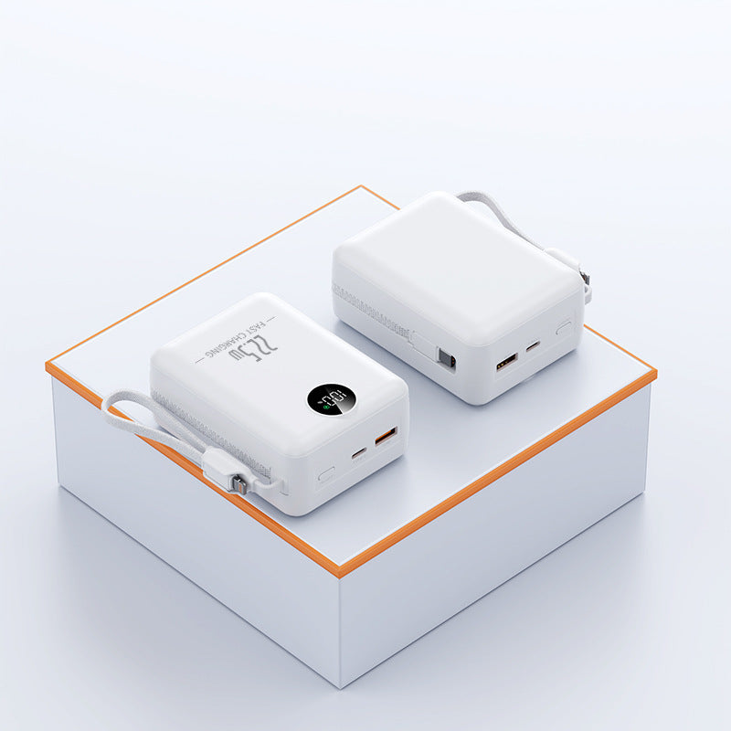 Tragbare Powerbank mit LCD-Display und multifunktionaler Anschlussmöglichkeiten Brehn