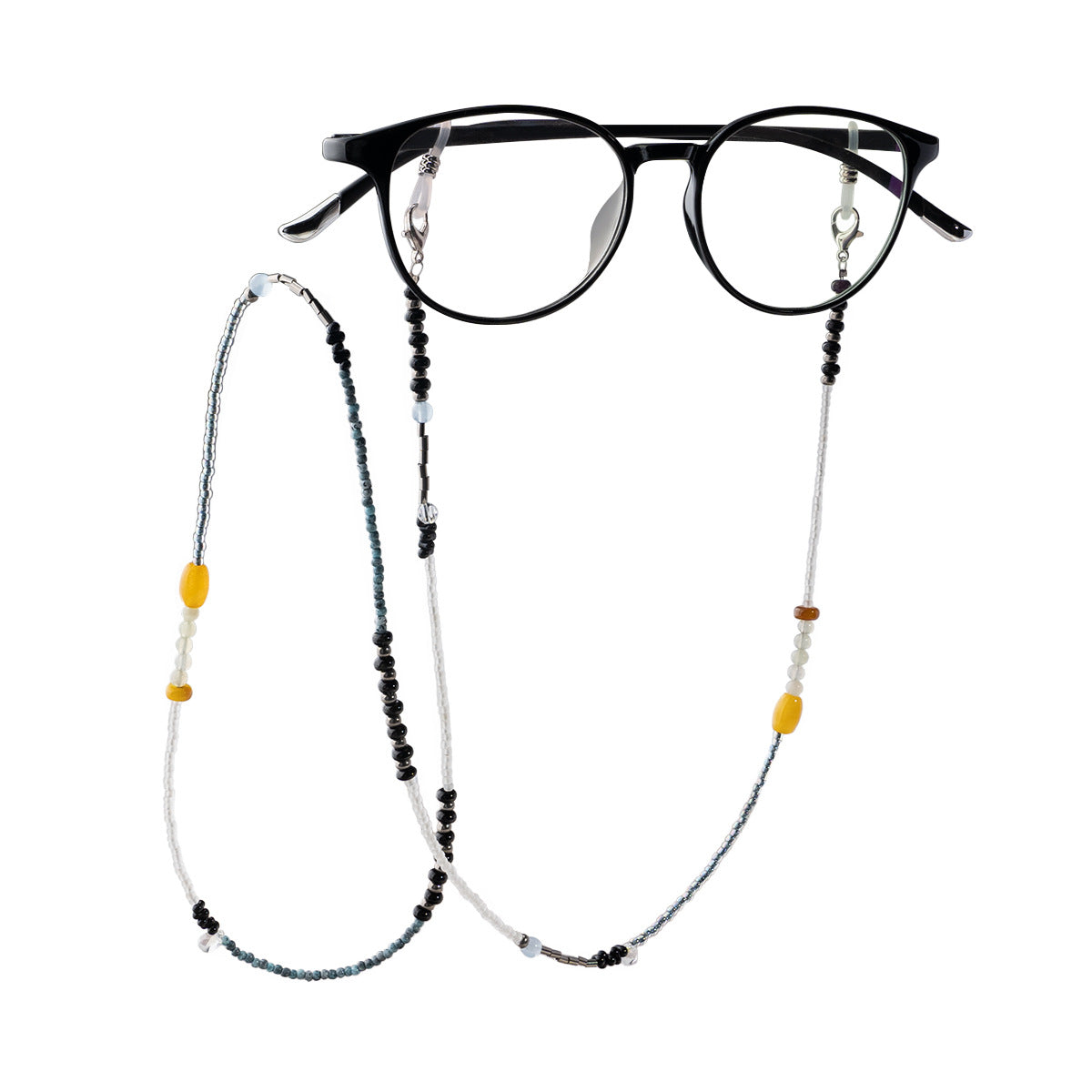 Handgefertigte Perlen-Brillenhalter-Kette Brehn
