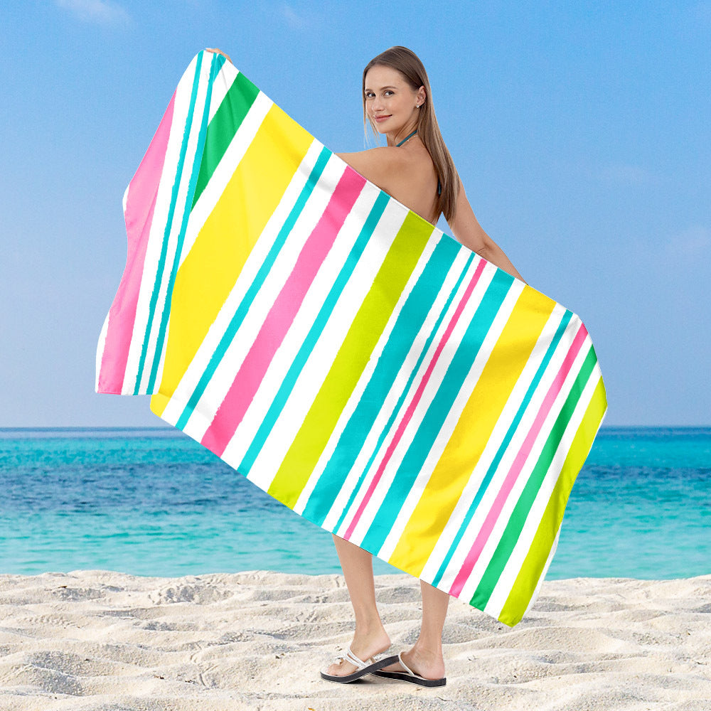 Strandtuch mit künstlerischem Mandala-Design Brehn
