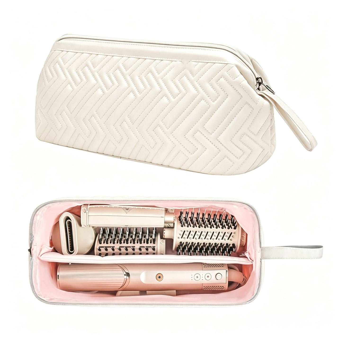 Kosmetik-Organizer-Tasche mit Eleganter Steppung Brehn