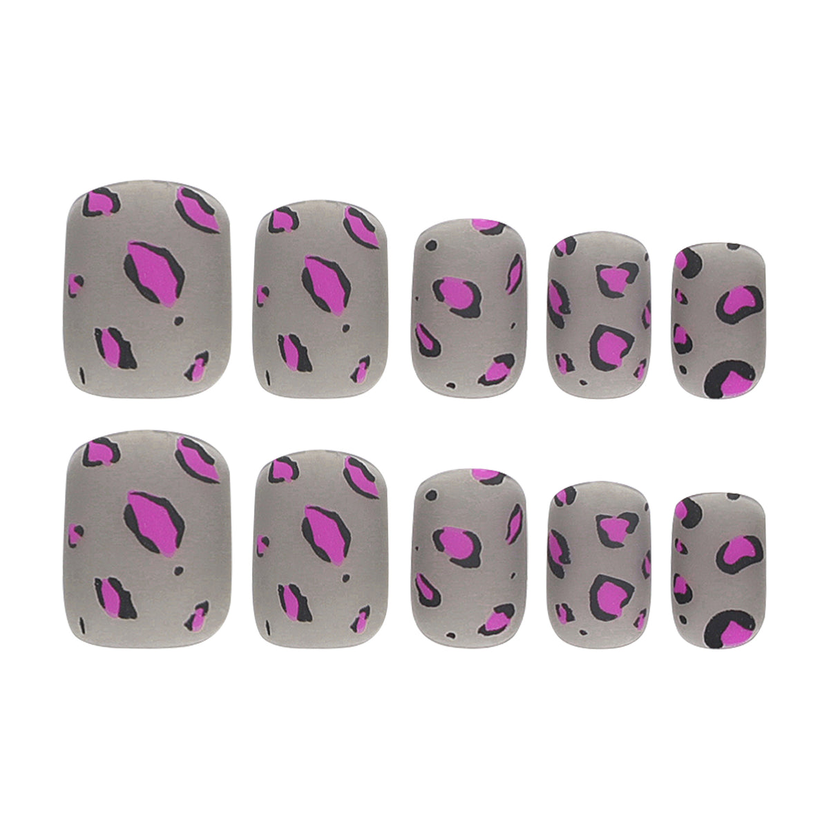 Künstliche Nagelkunst mit Leoparden-Muster Brehn