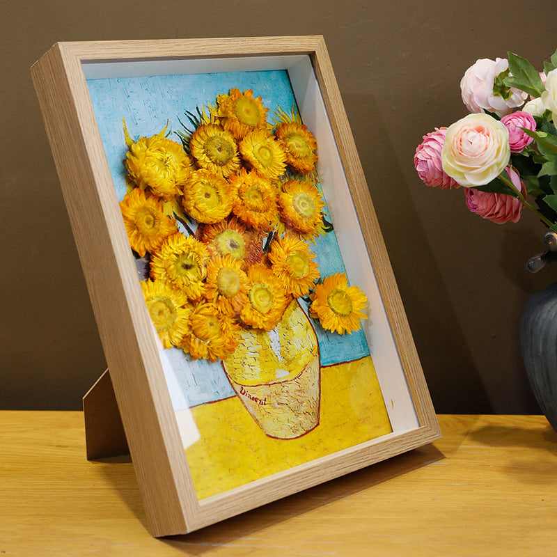 Dekorative florale Kunstpräsentation für stilvolle Innenräume