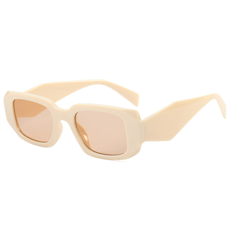 Damen modische quadratische Sonnenbrille mit trendigem Schildpatt-Design Brehn