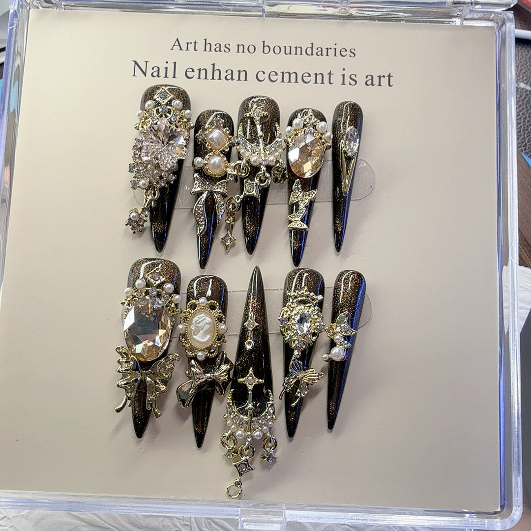 Dekorative Artikulierte Press-On Nail Set