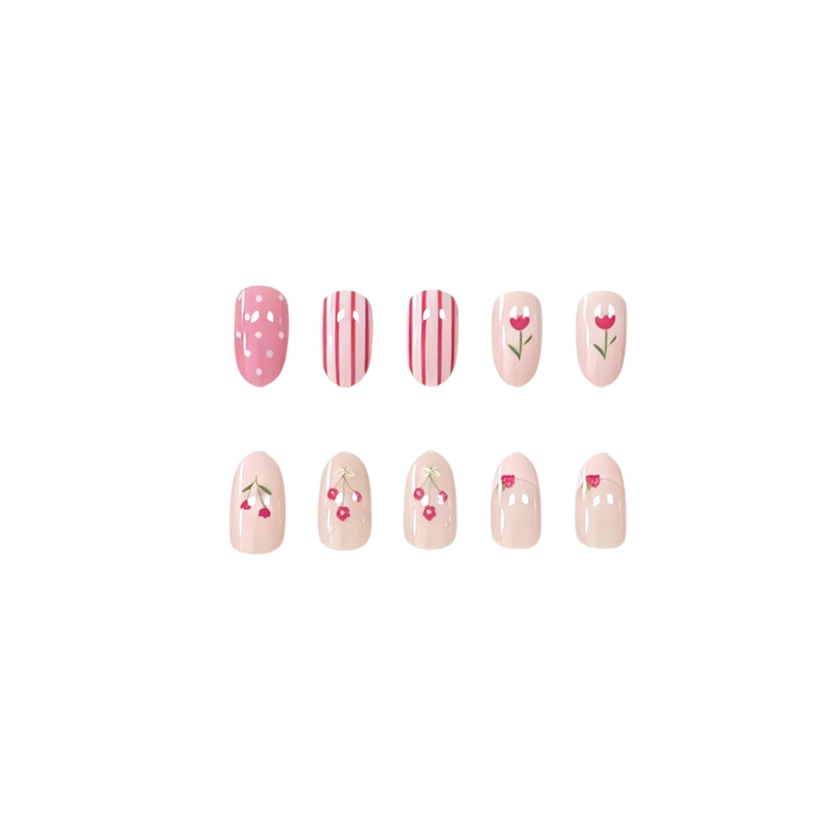 Floral Theme Nagelkunst Set Brehn