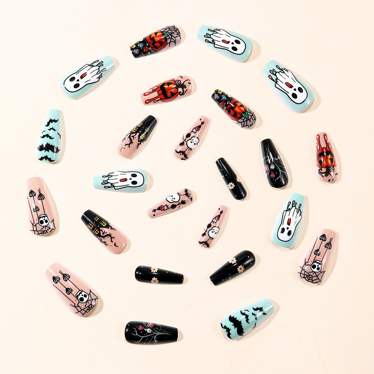 Halloween-Themen 3D Nagelkunst Erweiterungen Brehn 1789713260