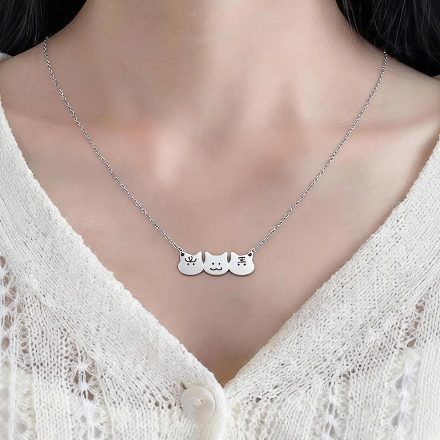 Kat-Themen Charm Schmuckset Brehn
