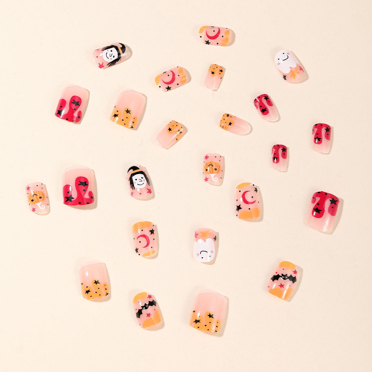 Halloween-Themed Verspielt Nagelkunst Set Brehn