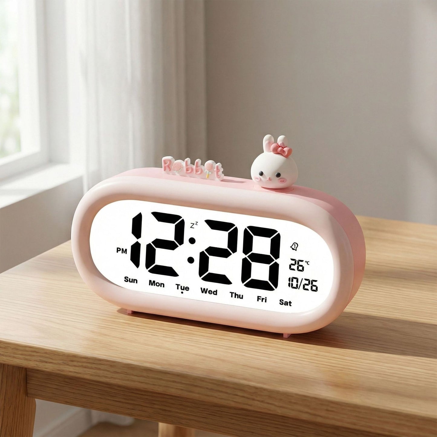 Digitaler Nachttischwecker mit Pandadesign Brehn