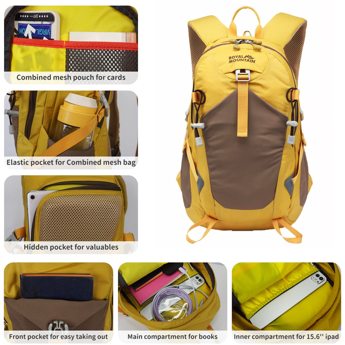 Herren multifunktioneller Trekking-Rucksack Brehn