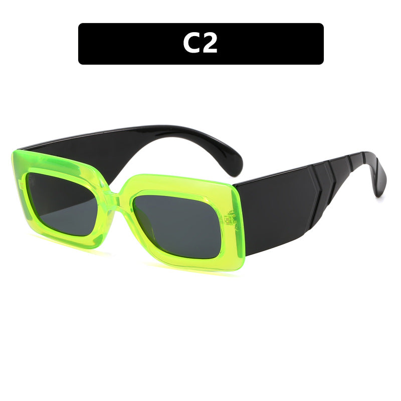Damen extravagante Sonnenbrille mit auffälligem Schlangenmuster Brehn