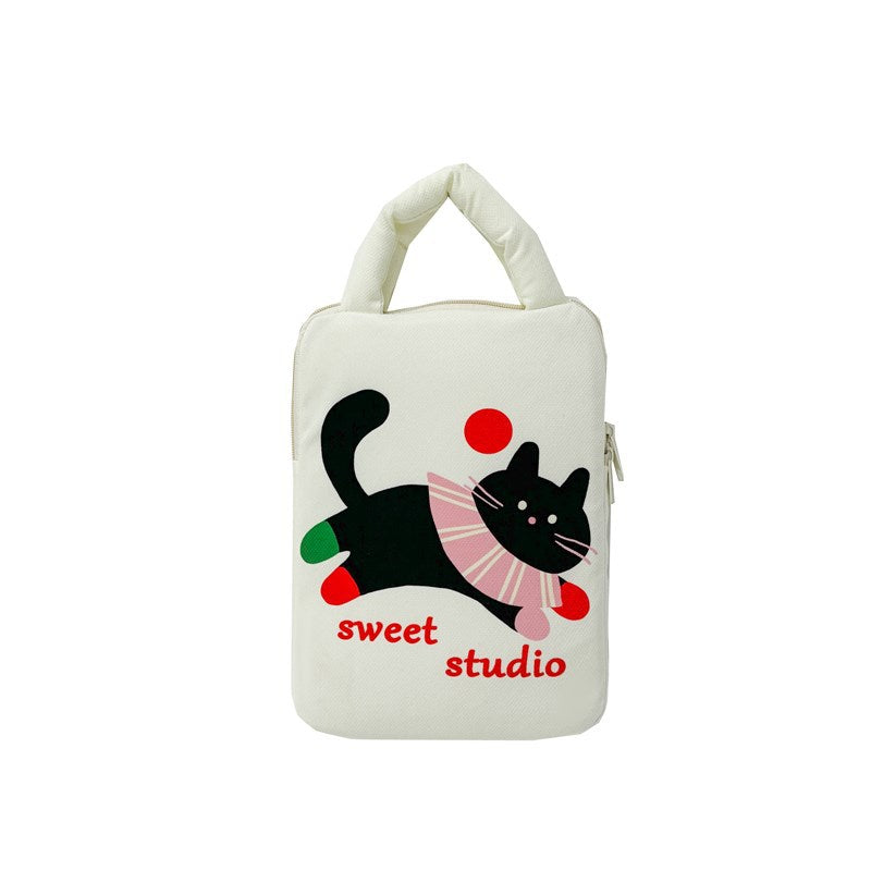 Laptoptasche mit Kreativem Katzenmuster Brehn