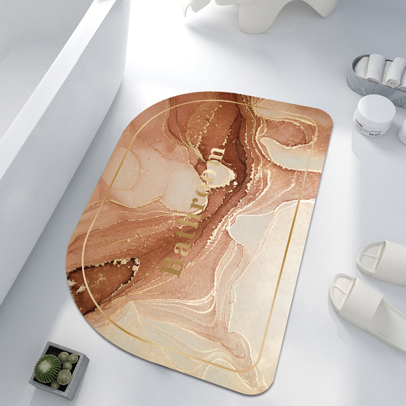 Luxuriöse Marmor Design Badematte