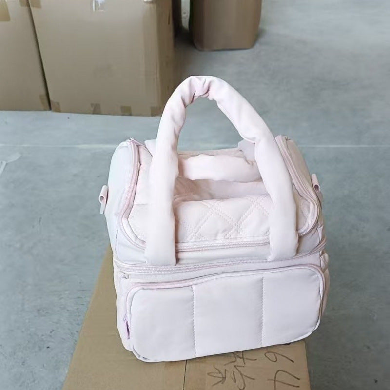 Elegante Kosmetiktasche mit Fächern Brehn