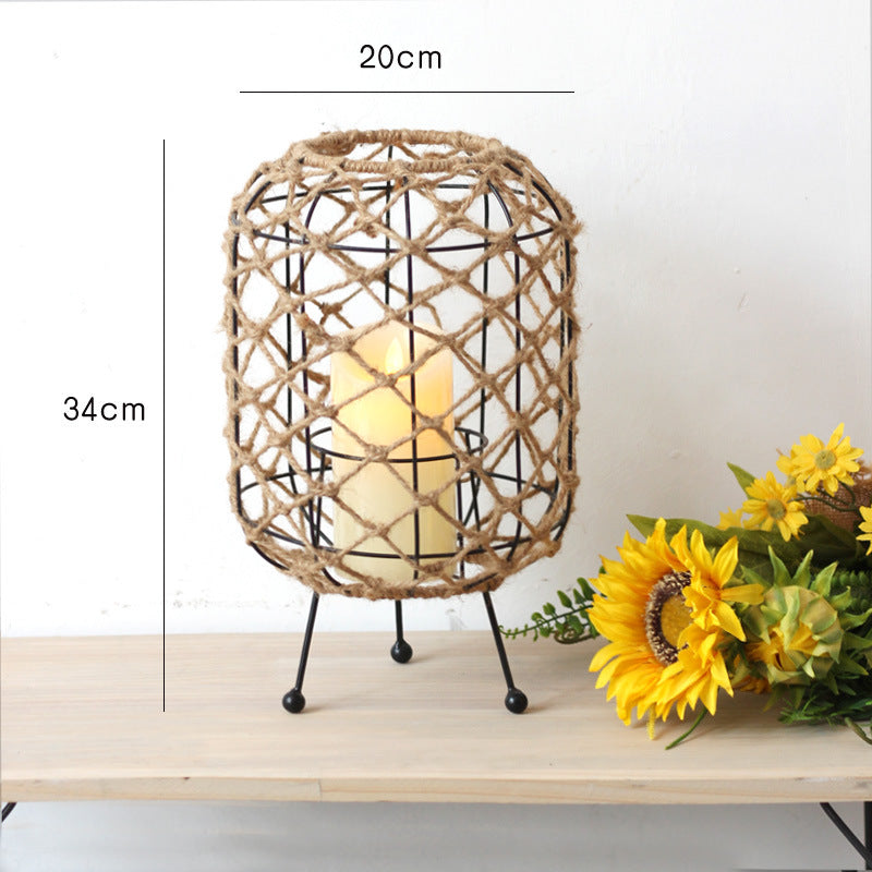 Dekorativer Korb mit Naturfaser-Design Brehn
