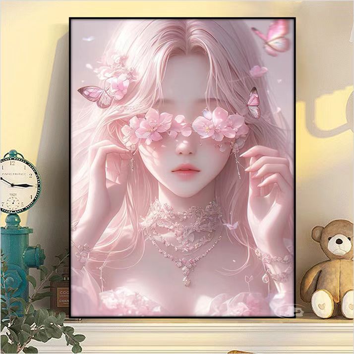 Ethereal Floral Fantasy Art Print Brehn