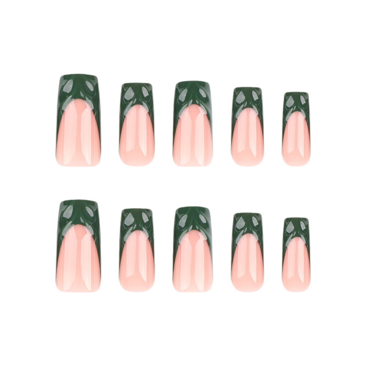 Kunstvolle Nagelkunst mit Grünen Akzenten Brehn
