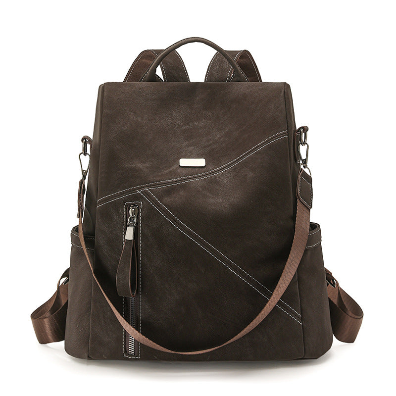 Stylischer Multi-Funktions-Leder-Rucksack Brehn