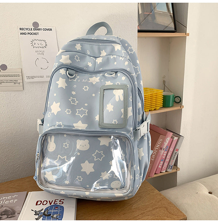 Sternmuster Transparente Vorder-Rucksack Brehn