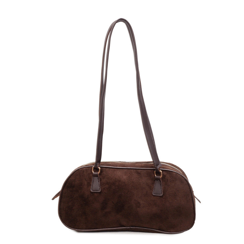 WoChic Faux Wildleder Handtasche Brehn