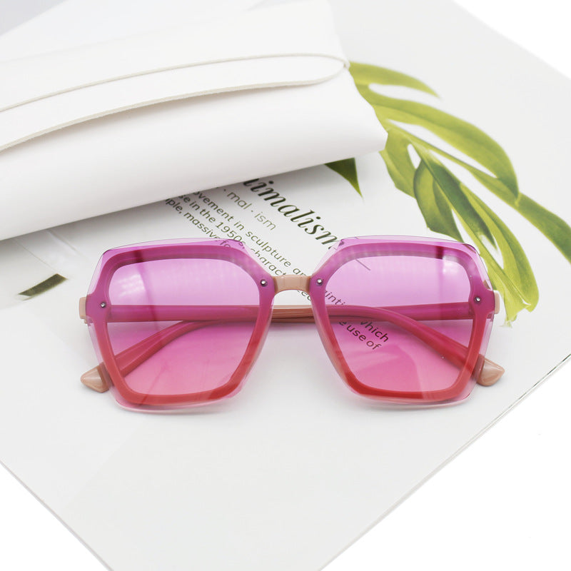 Damen übergroße geometrische Sonnenbrille Brehn