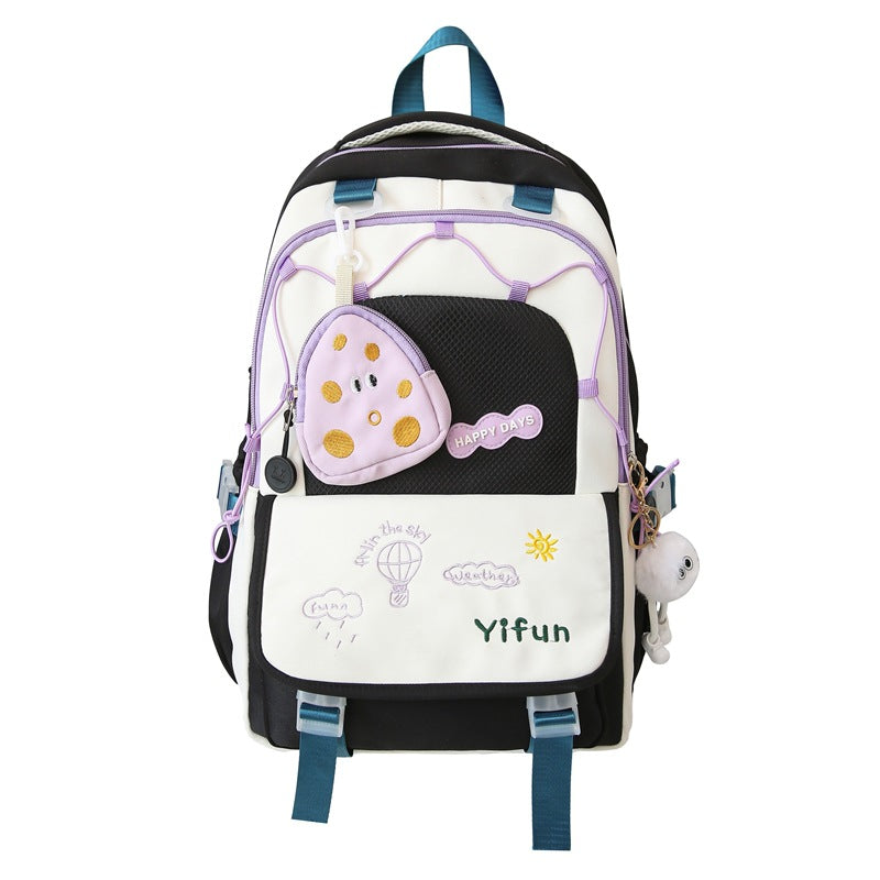 Verspielt Stickerei Rucksack