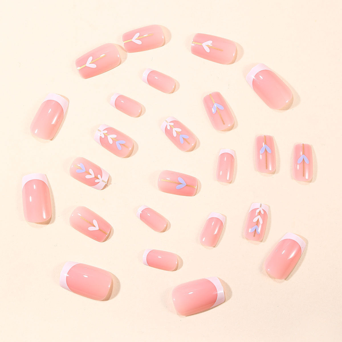 Elegante florale Acryl-Nagelkunstverlängerungen Brehn 1789713398