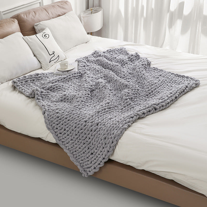 Chunky Gestrickte Decke Brehn