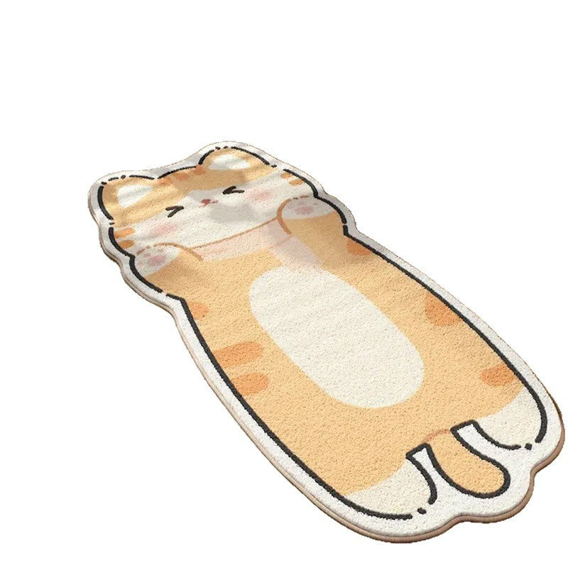 Verspielt Cartoon Katze Teppich