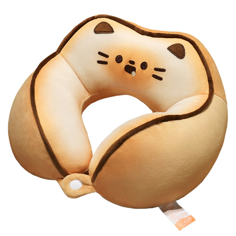 Plüsch-Nackenhörnchen mit Memory-Schaum und niedlichem Bären-Design
