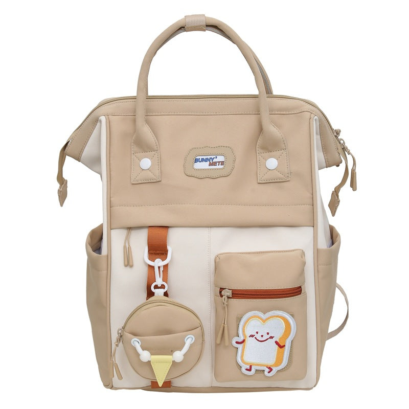 Stylischer Mehrfach-Taschen-Rucksack Brehn