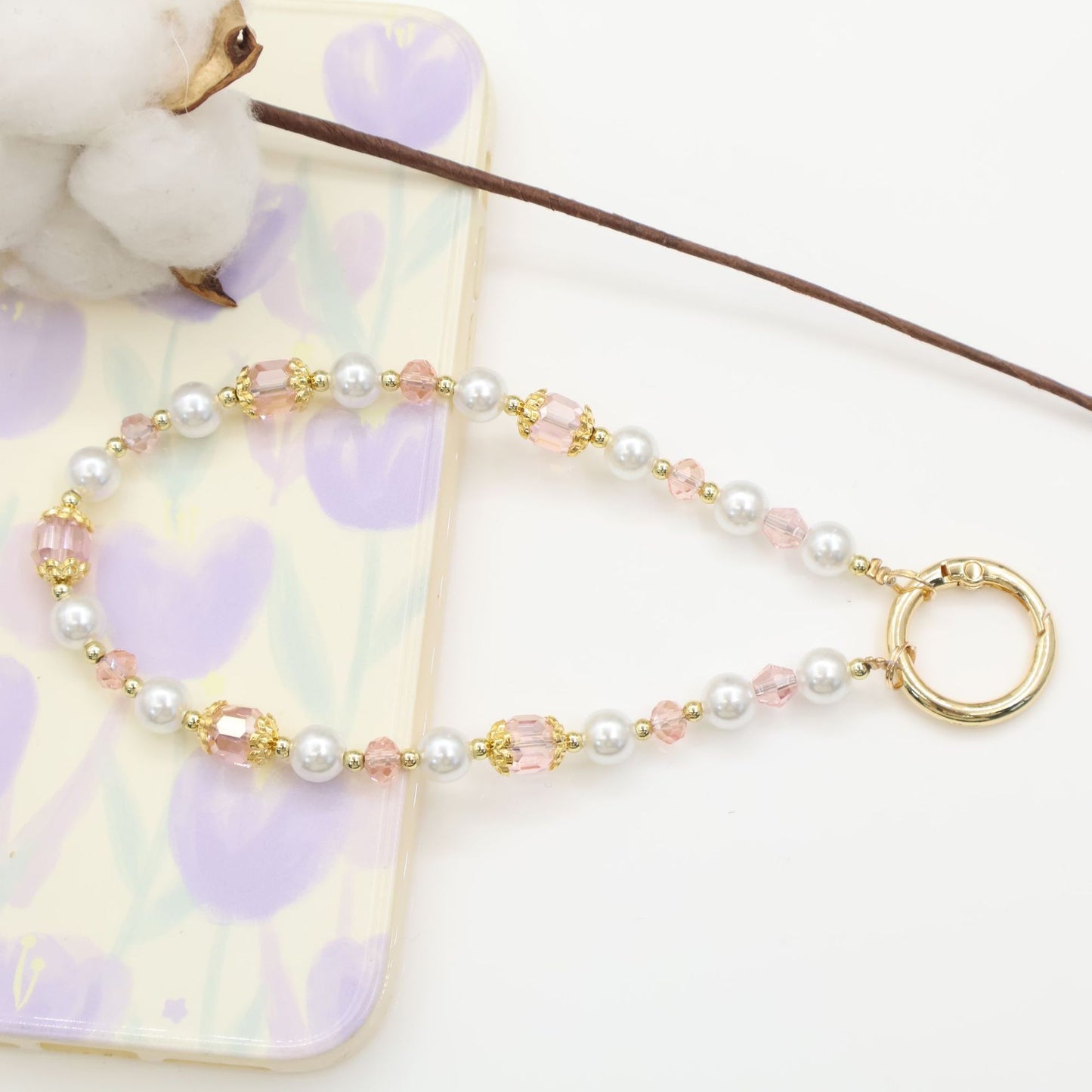 Elegante Perlen-Handykette Brehn