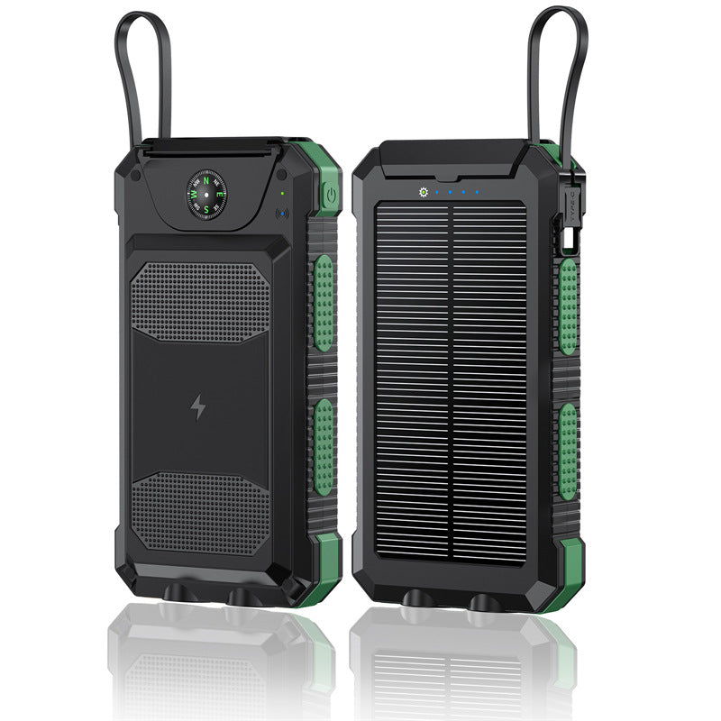 Wasserdichte Solar-Powerbank mit Eingebautem Kompass Brehn