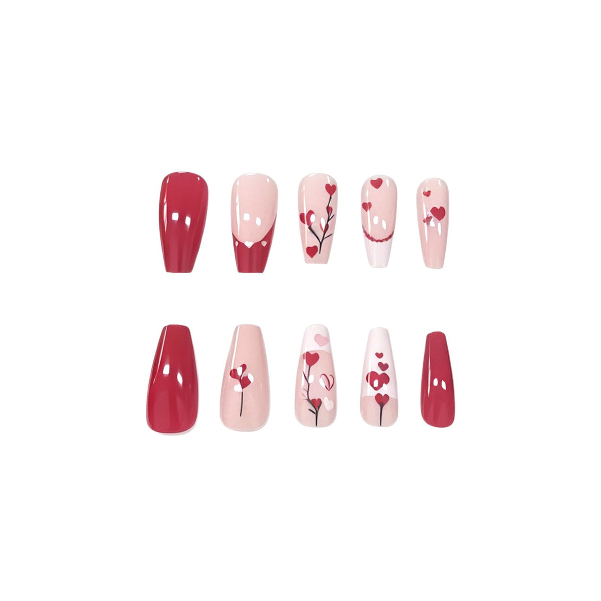 Herz-Themen Nagelkunst Brehn