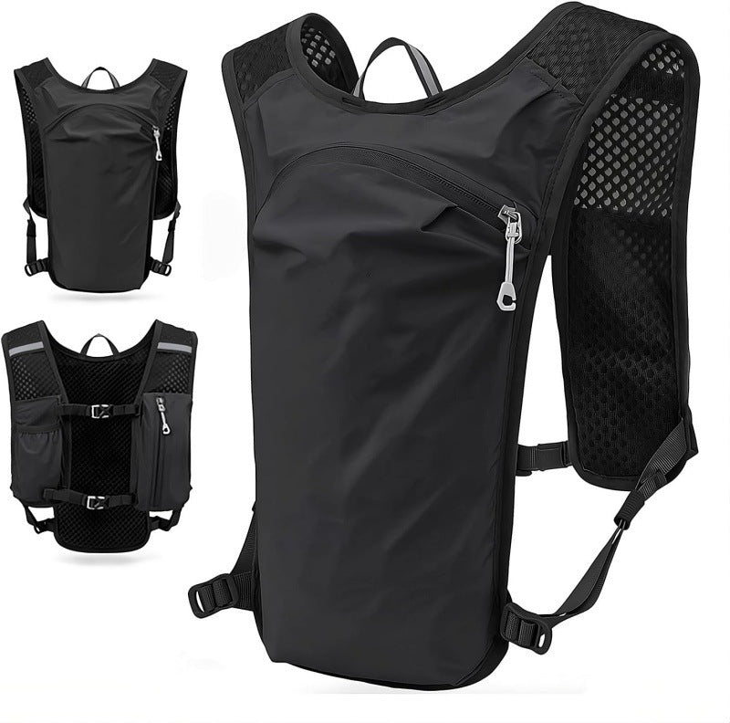 Sportlicher Trinkrucksack mit Netz-Einsätzen und Mehreren Fächern Brehn