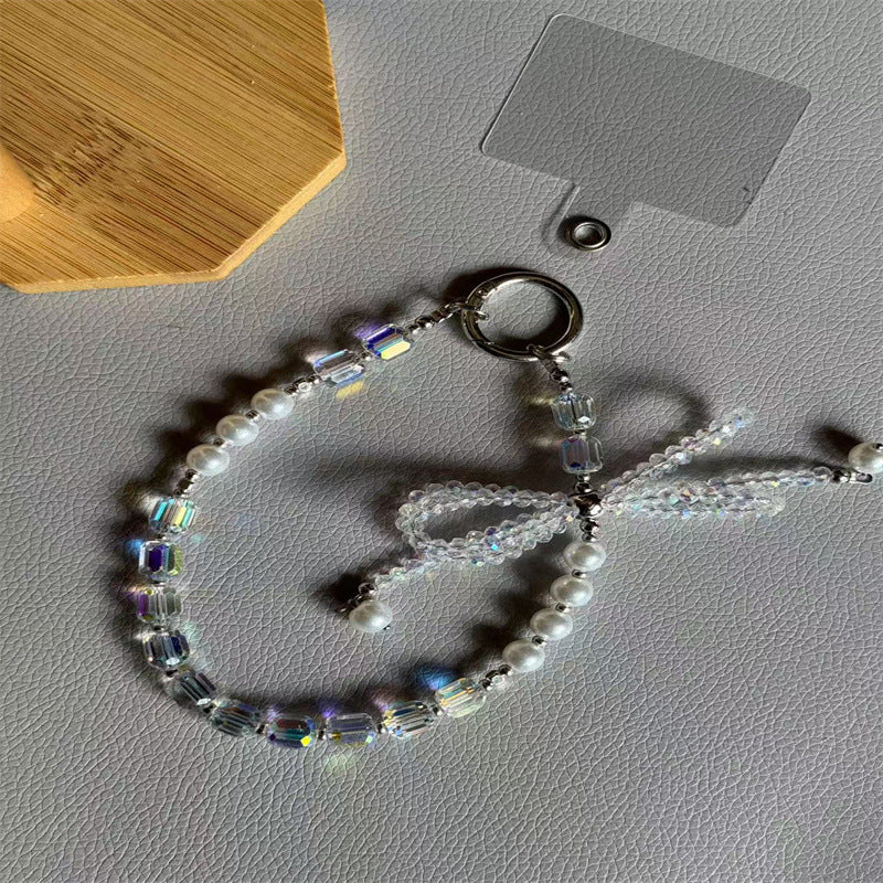 Eleganter Perlen Charm Schlüsselanhänger Brehn 1790135383
