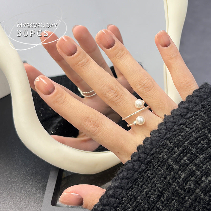 Natürliche glänzende Nail Enhancements Brehn